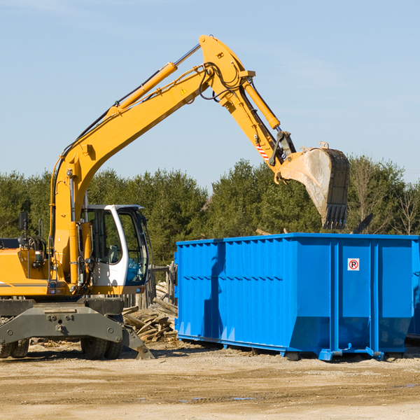 what are the rental fees for a residential dumpster in Barrelville MD